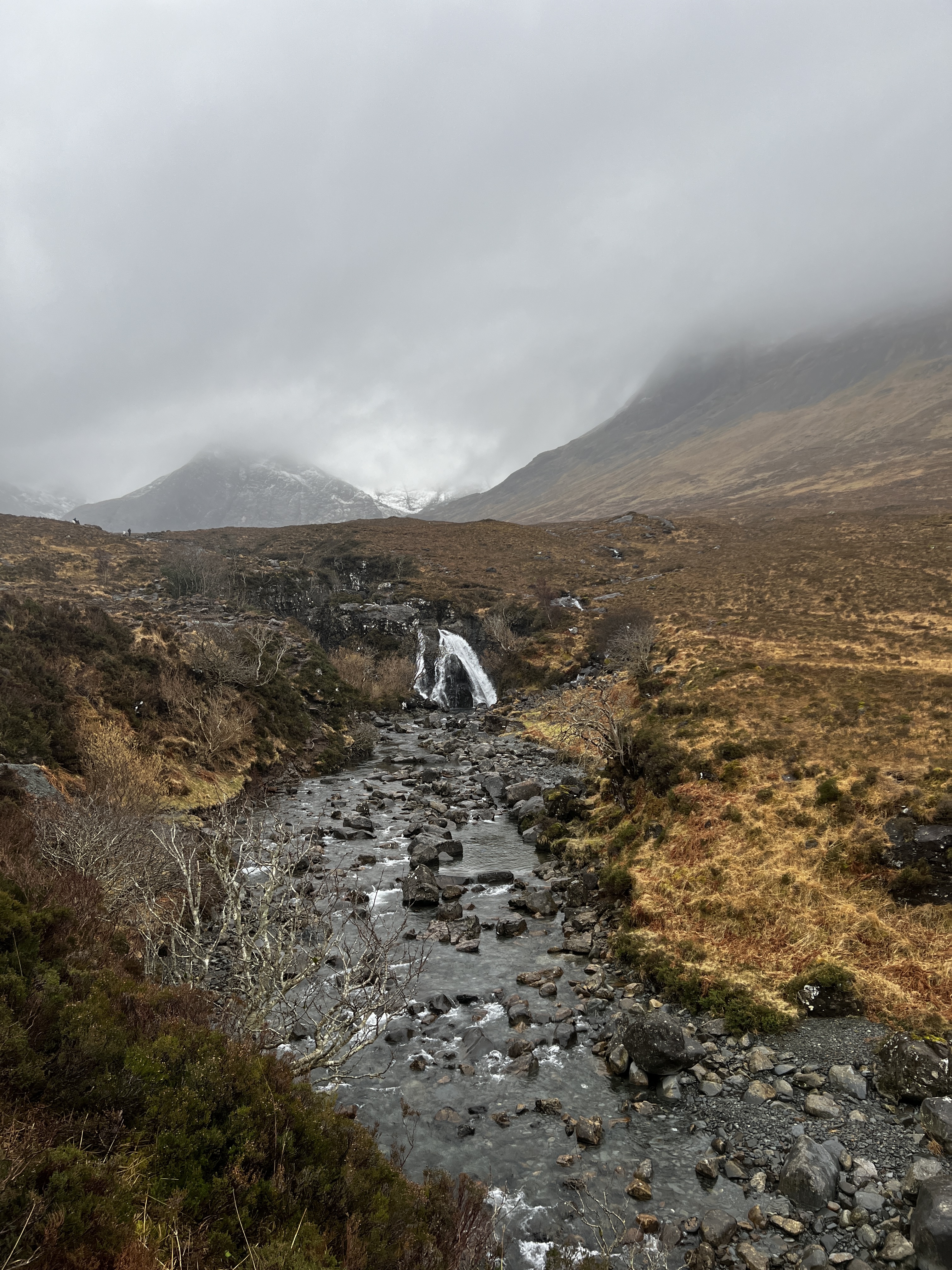 rivers, mountains and waterfalls